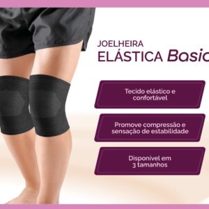 Joelheira Elástica Basic Unissex Hidrolight3