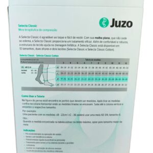 Meias de Alta Compressão Curta 34 Classic Selecta 30 40mmhg – Tam. 3 ao 128