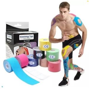 Bandagem Elástica Fita Kinésio 5 Metros - Supermedy