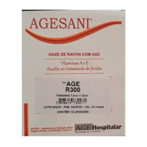 Gaze de Rayon com Age R300 7,5 X 30 Cm Agesani