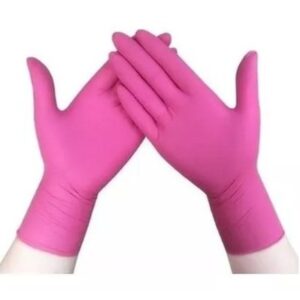 Luvas de Nitrilo Pink Antiderrapante XP ao G SuperMax