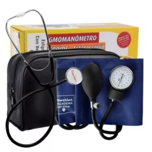 Esfigmomanômetro com Estetoscópio Manual em Velcro Premium 2