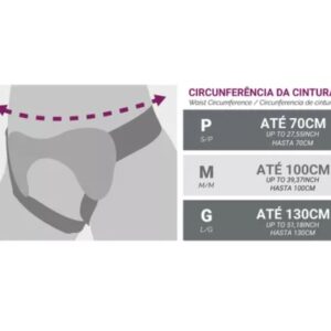 Funda para Hérnia Inguinal Direito ou Esquerdo P ao G Hidrolight 2