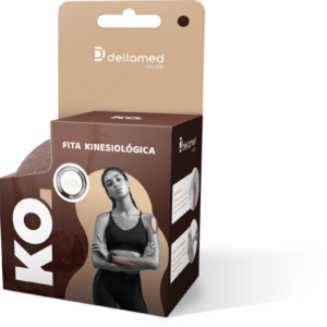 Bandagem Elástica Adesiva Kinesiológica Dellamed