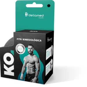 Bandagem Elástica Adesiva Kinesiológica Dellamed