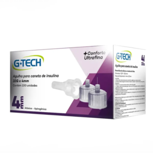 Agulha para Caneta de Insulina 32G 0,23 x 4mm – G Tech 5