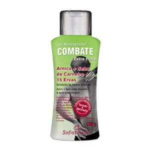 Gel Massageador Combate Extra Forte Arnica + Sebo de Carneiro + 15 Ervas 200g – Sofisticatto