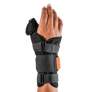 Órtese Comfort Air com Polegar Preta P ao G Unissex Hidrolight