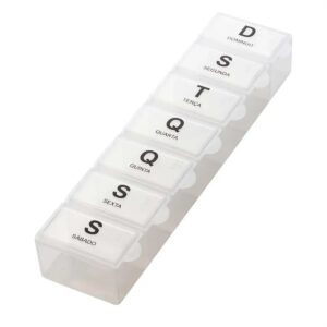 Porta Comprimidos Organizador & Fácil Semana Dose – SR