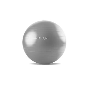 Bola para Exercício Físico Pilates e Fisioterapia de 75cm Prata Hidrolight