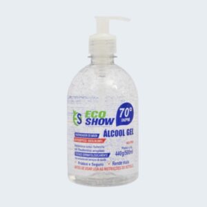 Álcool Em Gel Antisséptico 70º 500ml com Válvula Pump Ecoshow
