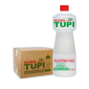 Álcool Etílico 1L Hidratado 70% Bactericida Tupi