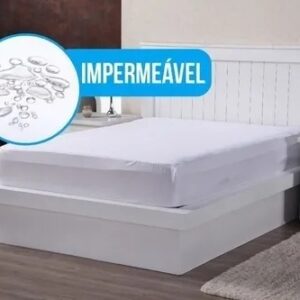 Lençol Plástico Impermeável com Elástico De Casal King Ortobom2