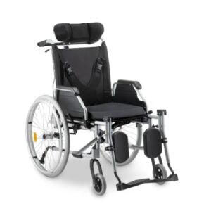 Cadeira de Rodas Tetra com Encosto Reclinável e Acessórios Inclusos até 130 kg D700 – Dellamed