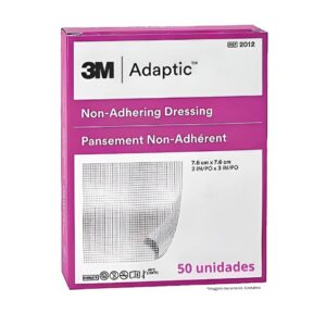Curativo Rayon com Petrolatum Adaptic 7,6 x 7,6 cm – 3M