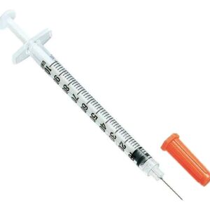 Seringa para Insulina U Fine 1,0ml com Agulha Fixa 6mm x 0,25mm