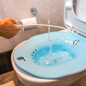 Bacia Banho de Assento Azul Longevitech