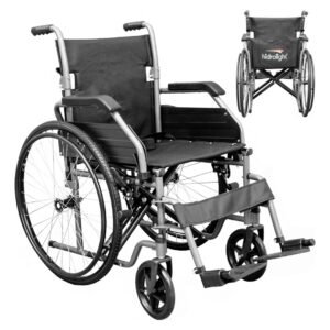 Cadeira de Rodas Dobrável em Aço até 125 Kg Hidrolight