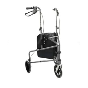 Andador de Alumínio Dobrável 3 Rodas D11 Dellamed