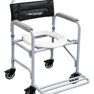 Cadeira de Banho Aço Desmontável 120kg Hidrolight