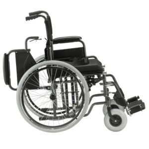 Cadeira de Rodas Dobrável em Aço até 120 Kg D400 T48 Dellamed2