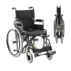 Cadeira de Rodas Dobrável em Aço até 120 Kg D400 T48 Dellamed