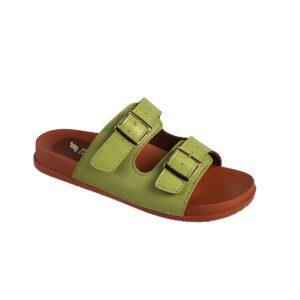 Papete 2 Fivelas Ortopédica Verde Doctor Comfort