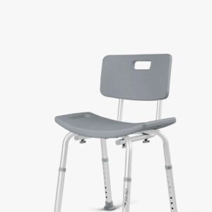 Banco para Banho com Encosto Suporta Até 130kg Hidrolight